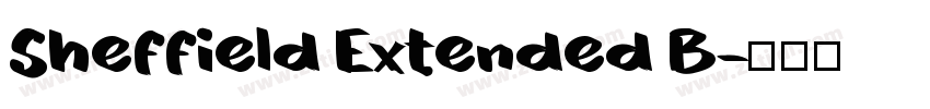 Sheffield Extended B字体转换